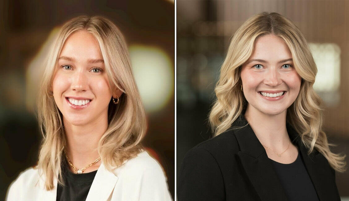 portrait photos of two women