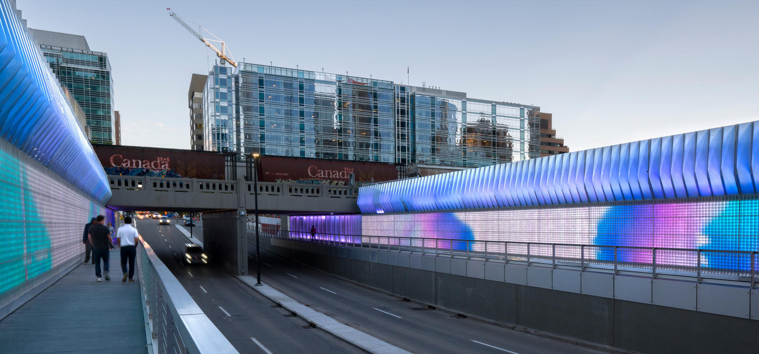 The revamped underpass