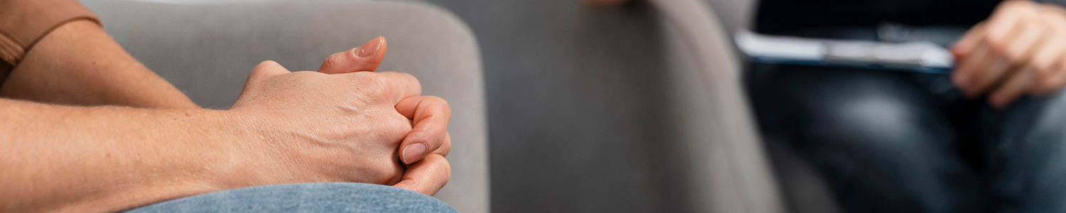 Image: Freepik.com - woman-with-hands-together-talking-with-counselor_11241676