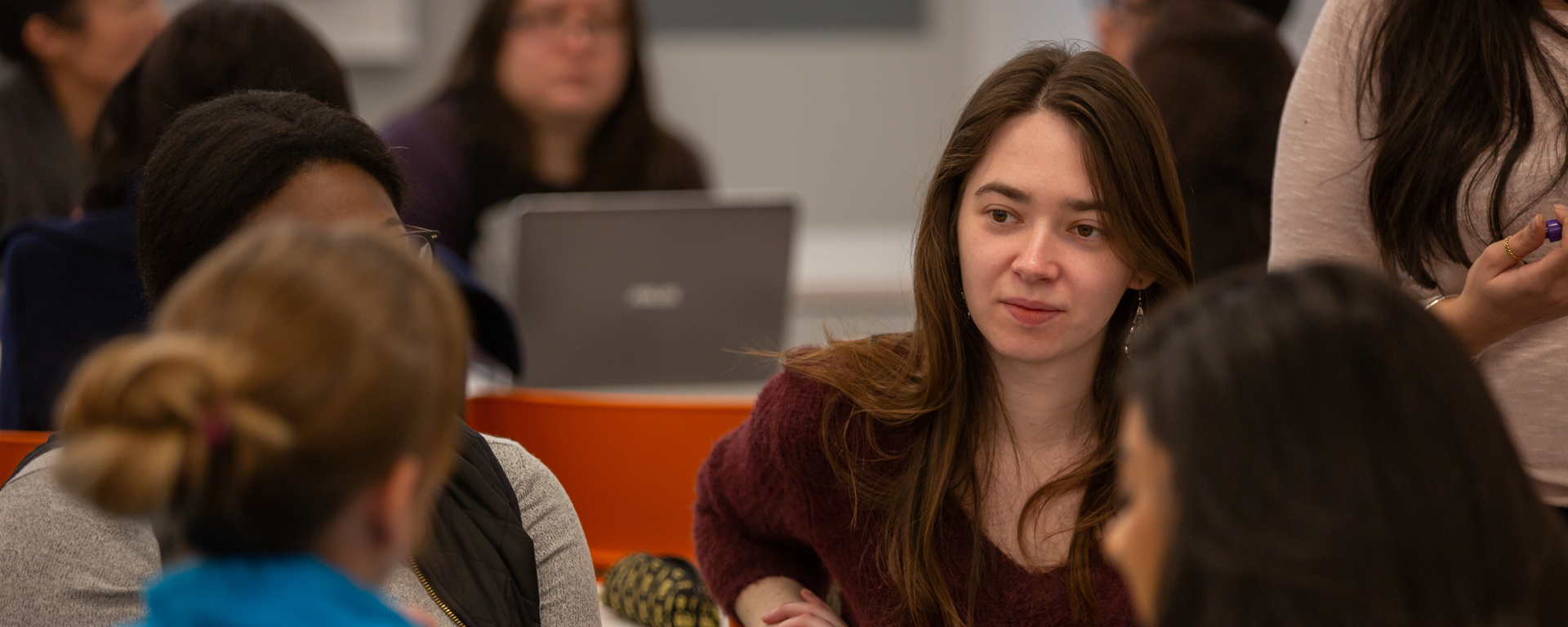 Students in a University of Calgary Faculty of Social Work Class