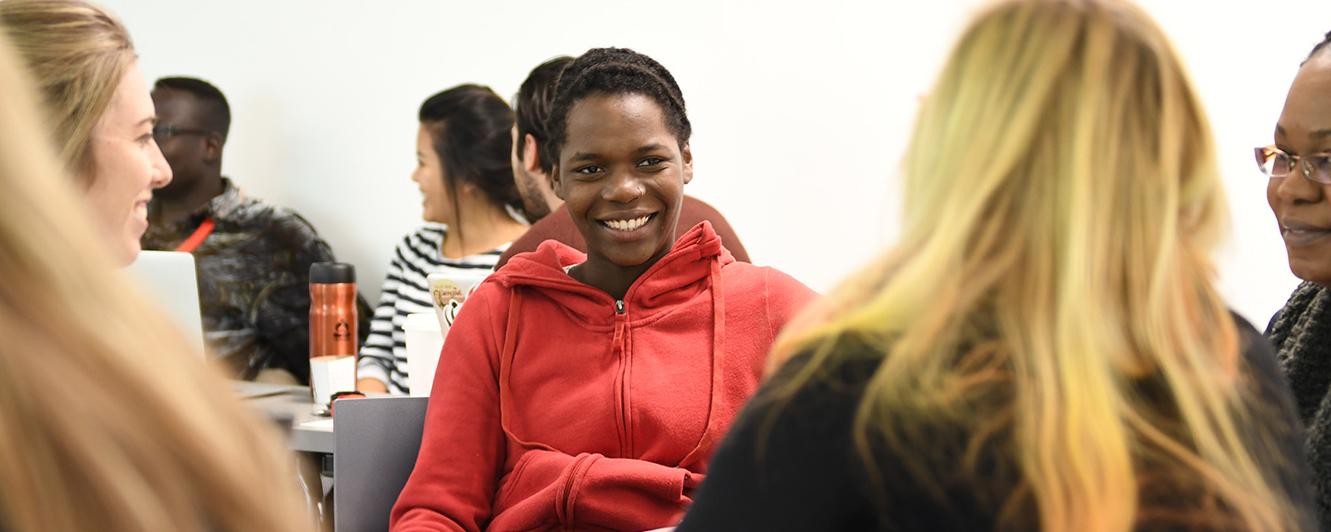 Students at our modern Edmonton campus