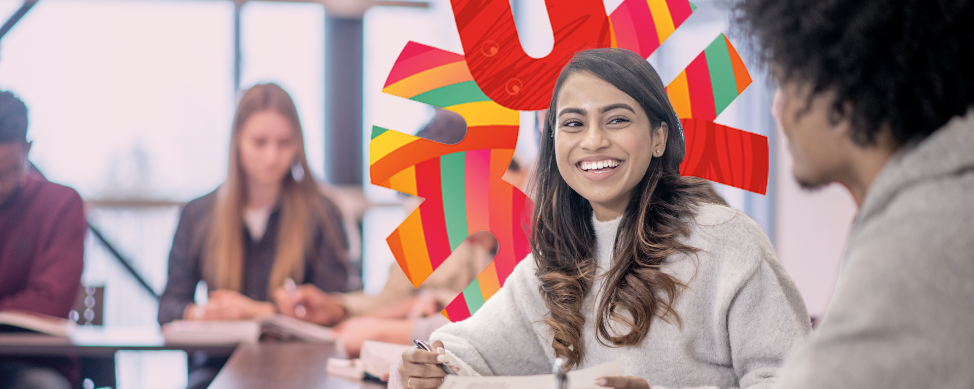 University students in classroom