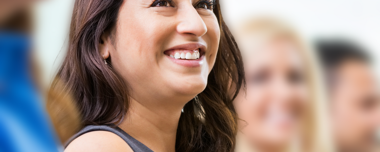 Smiling Student
