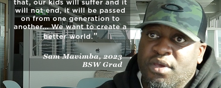 University of Calgary Faculty of Social Work BSW Alumni Sam Mavimba