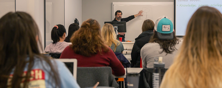 Students in a classroom