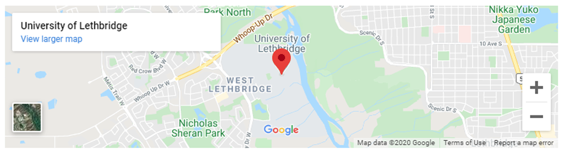 Lethbridge Map