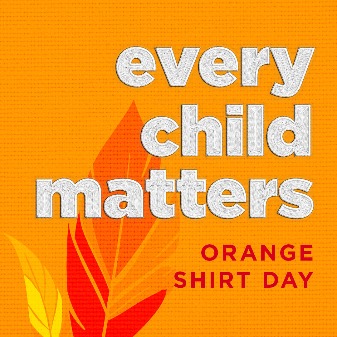 Orange Shirt Day Graphic Image marking orange shirt day
