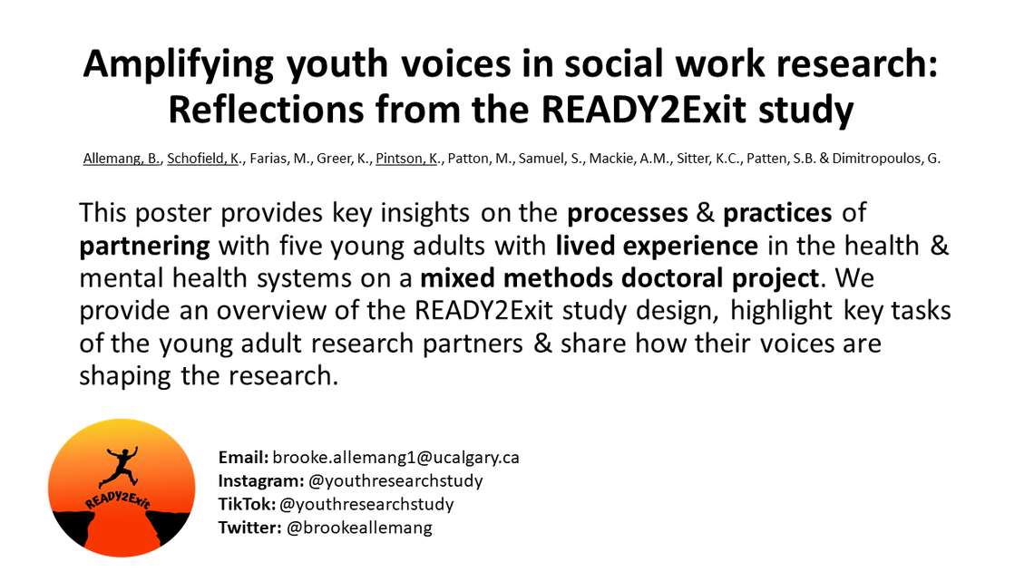 Integrating the Voices of Youth in Clinical Training Approaches for Childhood Experiences of Intimate Partner Violence (CEIPV) -  Youth Co-Researchers, Olivia Cullen, Laura Shiels & Dr. Angelique Jenney 
