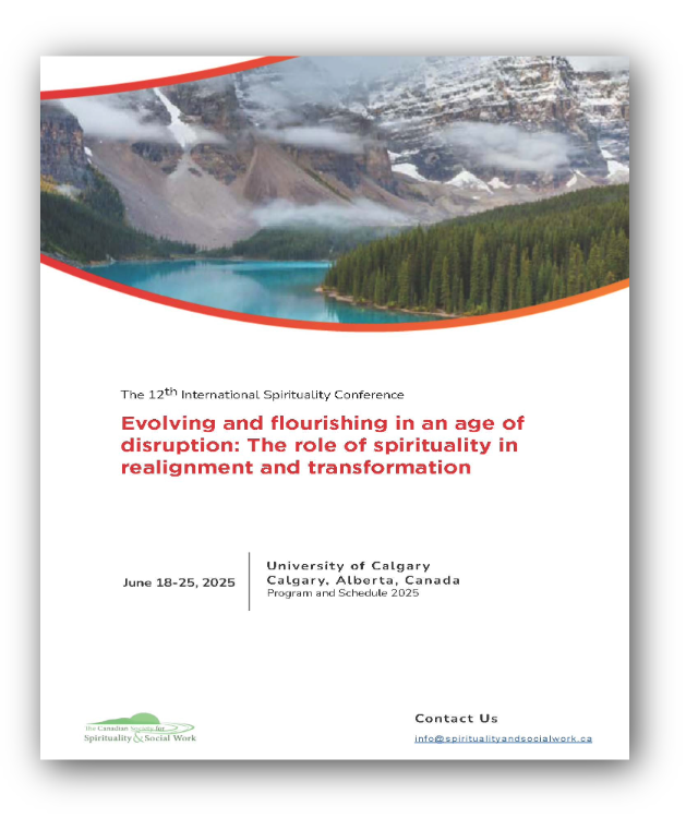 Cover 2025 Spirituality Conference Program