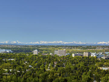 Our Calgary campus is located in the foothills of the Rocky Mountains
