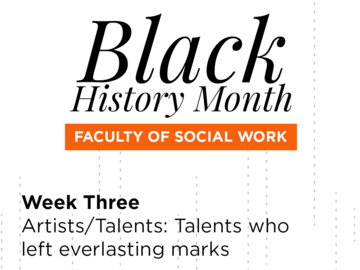 Third Week: Artists/Talents: Talents who left everlasting marks 