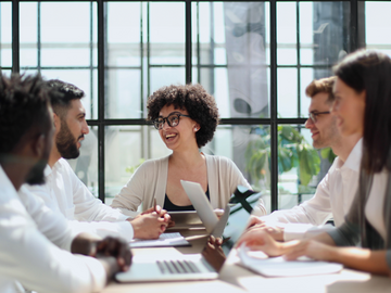 Photo of a group of people in a meeting