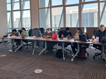 Card-making in action in Calgary