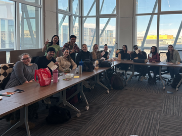 Card-making in action in Calgary