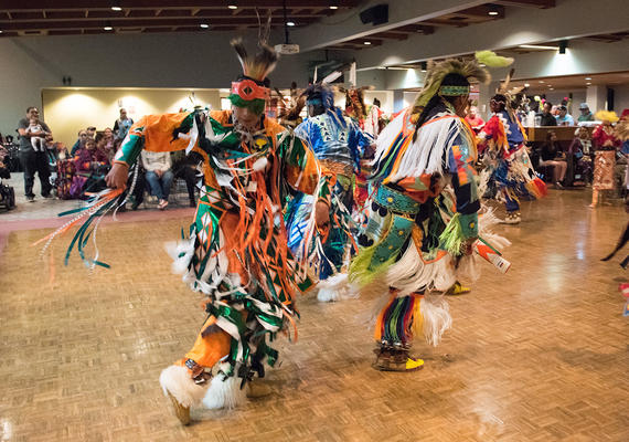 Annual UCalgary Indigenous Students convocation and pow wow