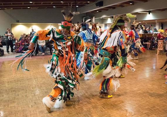 Annual UCalgary Indigenous Students convocation and pow wow
