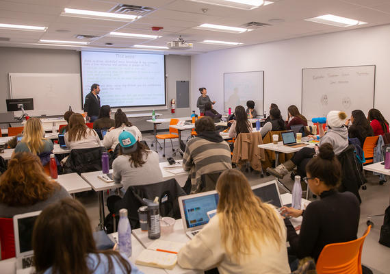 A social work class at our Calgary campus University of Calgary Faculty of Social Work