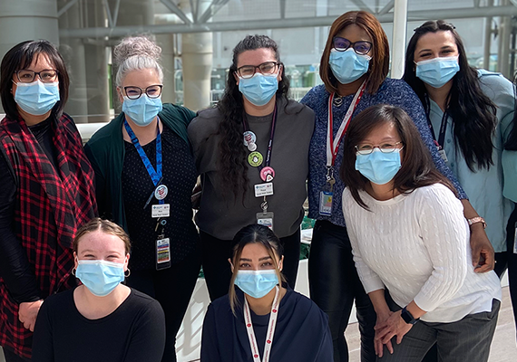 Students in field education pilot project with AHS 