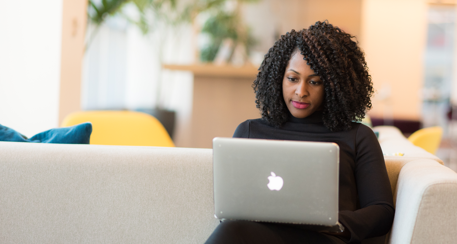 Woman on laptop